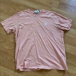 Adidas light orange t shirt